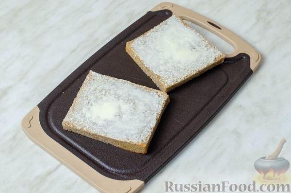Бутерброды с сыром и ветчиной