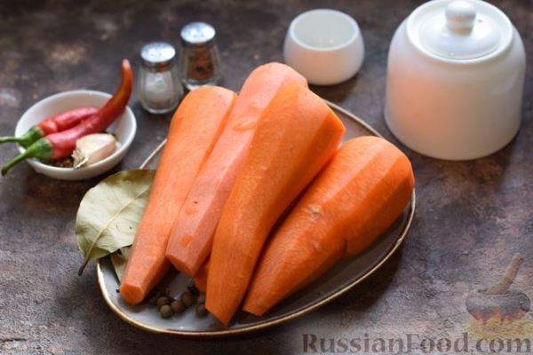 Маринованная морковь без уксуса (на зиму)